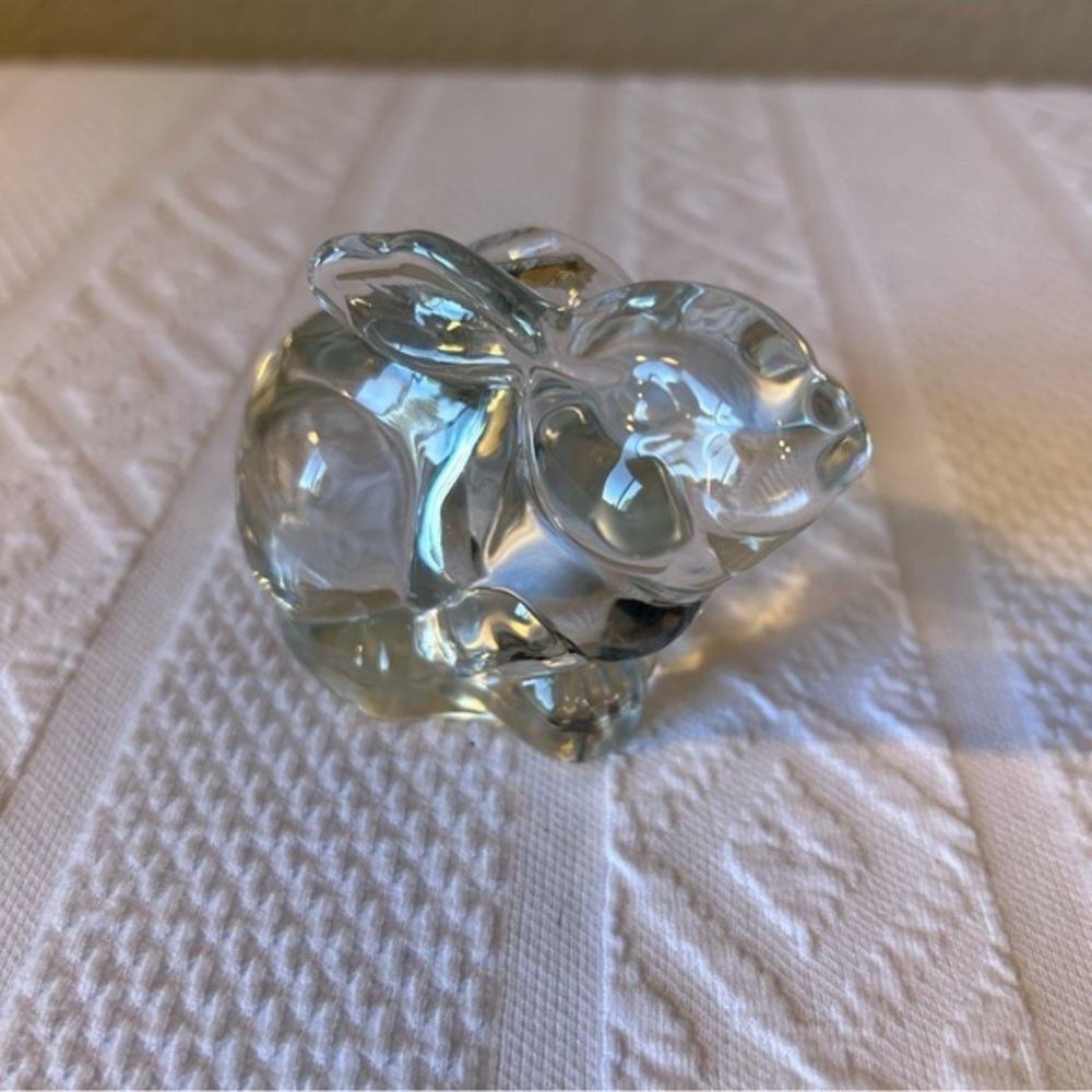 Crystal Rabbit Bunny 24% Pb0 Lead Crystal Made in Taiwan